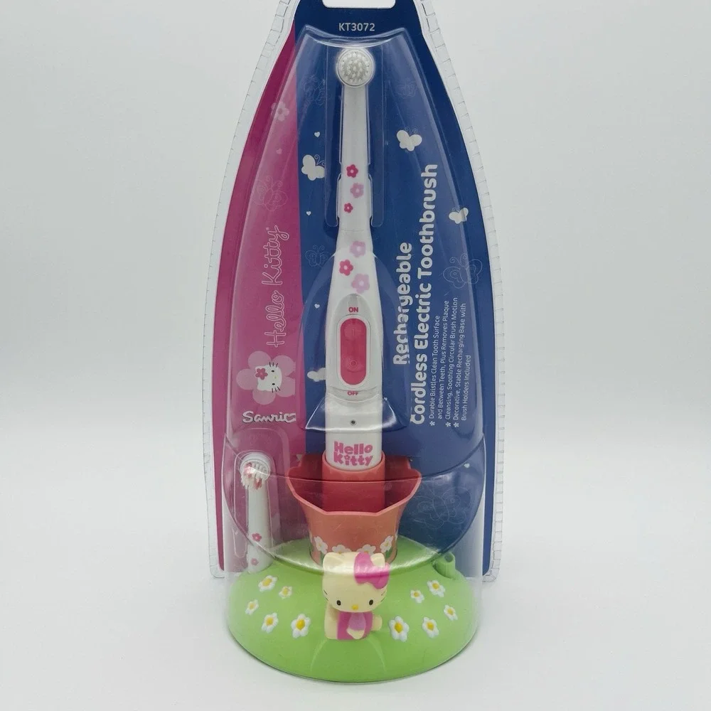 Hello Kitty Rechargeable Electric tooth brush Sanrio Vintage 2004 SEALED RARE